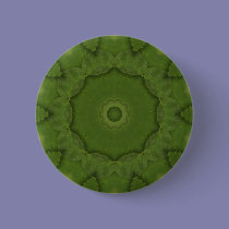 Leaf Green Kaleidosope buttons