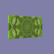 Leaf Green Kaleidosope canvas prints