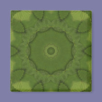 Leaf Green Kaleidosope magnets