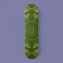 Leaf Green Kaleidosope skateboards