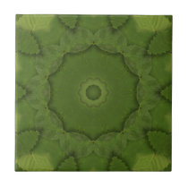 Leaf Green Kaleidosope tiles