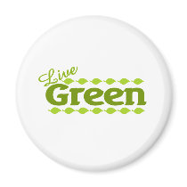 leaf live green magnets