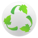 Leaf Recycle Symbol stickers