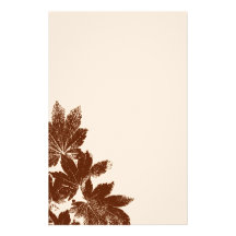 Leaf Stamp Stationery
