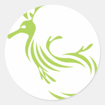 Leafy And Weedy Sea Dragon Round Sticker