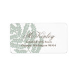 Leafy Branch Return Address Label
