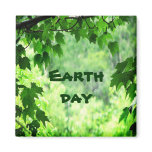 Leafy Earth Day magnets