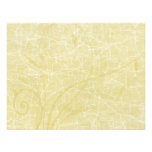 Leafy Flourish Cracked Wedding RSVP Announcement
