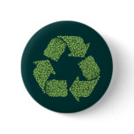 Leafy Recycle Symbol buttons
