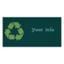 Leafy Recycle Symbol Photo Cards