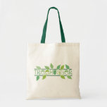 Leafy Treehugger Accent Tote Bag