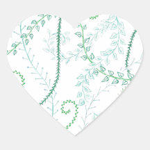 Leafy vines stickers