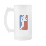 League logo style mugs