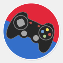 League Pro Gamer Round Sticker