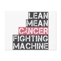 lean mean cancer fighting machine post cards