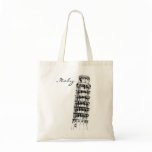 Leaning Tower of Pisa Canvas Bag