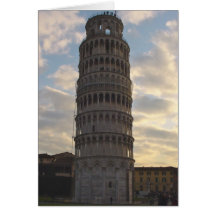 Leaning Tower of Pisa Cards