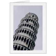 Leaning Tower of Pisa, Italy Card