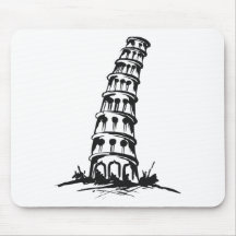 Leaning Tower Of Pisa Mouse Pad