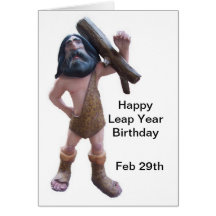 Leap Year Birthday Card