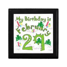 Leap Year Birthday Trinket Box