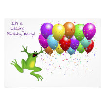 Leap Year Birthday Invitation
