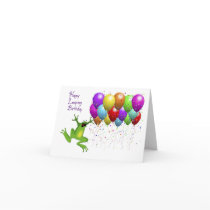 Leap Year Happy Birthday Greeting Card