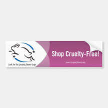 Leaping Bunny Shop Cruelty-Free Bumper Stickers