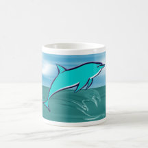 Leaping Dolphin Coffee Mug