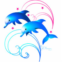 Leaping Dolphins Photo Cutouts