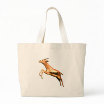 Leaping Gazelle Canvas Bags