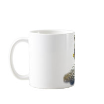 Leaping largemouth bass coffee mugs