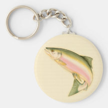 Leaping Salmon Key Chains