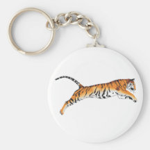 Leaping Tiger Key Chain