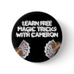 Learn Free Magic Tricks With Cameron Pinback Buttons