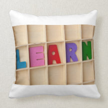 Learn Throw Pillow
