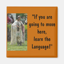 Learn the Language Fridge Magnets