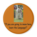 Learn the Language Fridge Magnets