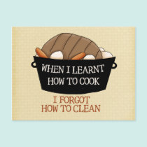 Learn to Cook postcards