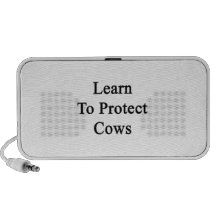 Learn To Protect Cows iPod Speaker