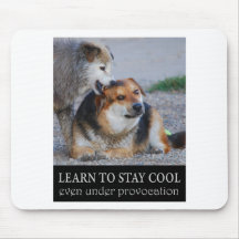 learn to stay cool mousepad