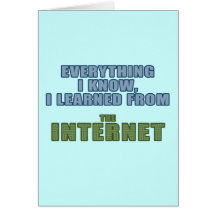 Learned from the Internet Cards