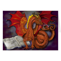 Learning the Ways~ dragon greeting card