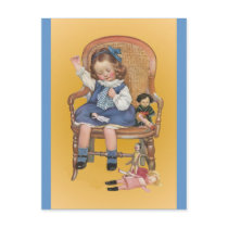 Learning To Sew Postcard