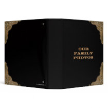 Leather Bracket Vintage Photo Album Binder
