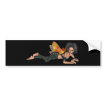 Leather-Clad Rainbow Wing Biker Pixie 3D