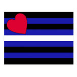 Leather Flag Post Cards