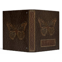 Leather-Look Butterfly Dark