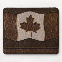 Leather-Look Canada Flag Dark