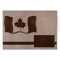 Leather-Look Canada Flag Soft